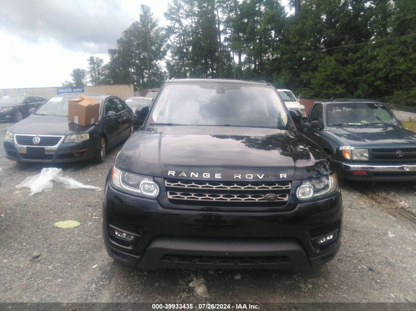 2017 Land Rover Range Rover Sport 3.0L V6 Supercharged Se VIN: SALWG2FV5HA133355 Lot: 39933435