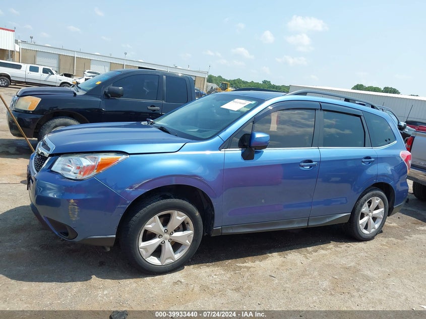 2016 Subaru Forester 2.5I Limited VIN: JF2SJAHC4GH425308 Lot: 39933440