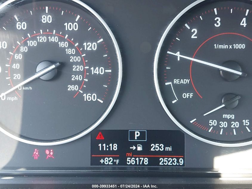 2017 BMW 330I VIN: WBA8B9G37HNU56140 Lot: 39933451