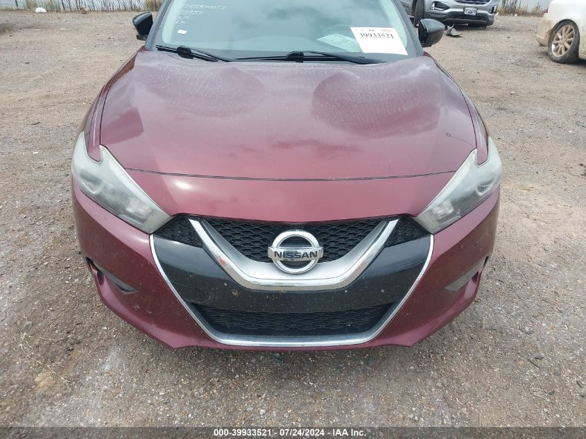 2017 Nissan Maxima 3.5S/Sv/Sl/Sr/Plat VIN: 1N4AA6AP7HC389591 Lot: 39933521