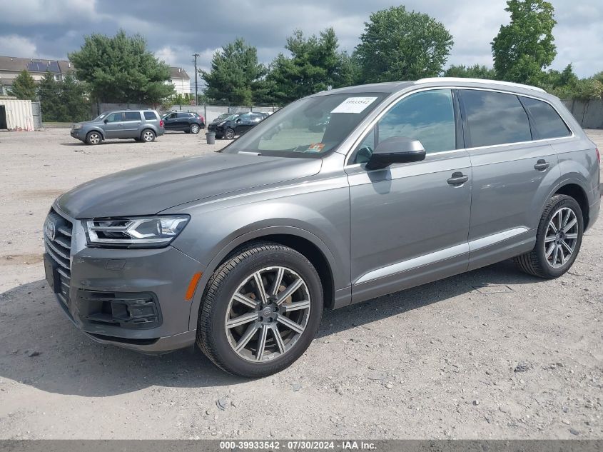 2017 Audi Q7 3.0T Premium VIN: WA1LAAF73HD011965 Lot: 39933542