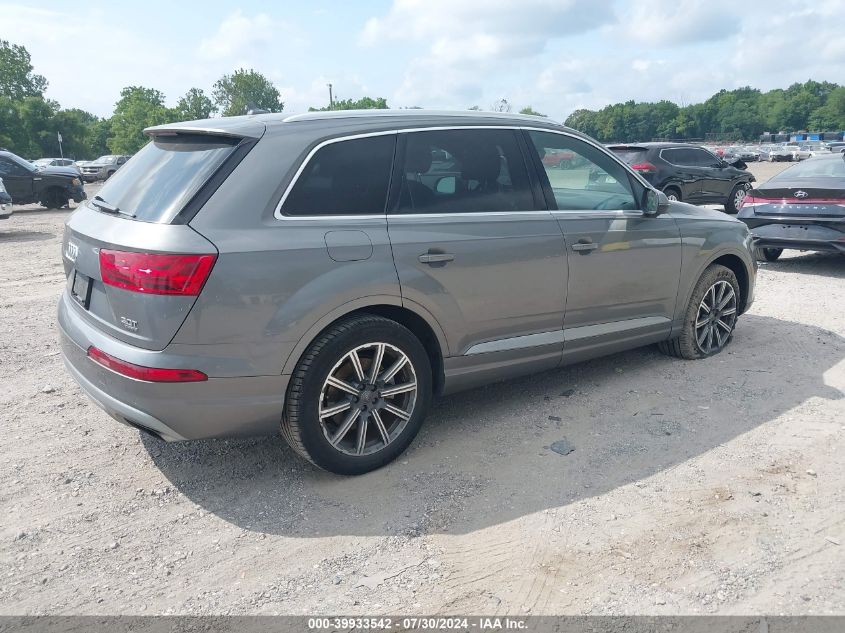 2017 Audi Q7 3.0T Premium VIN: WA1LAAF73HD011965 Lot: 39933542