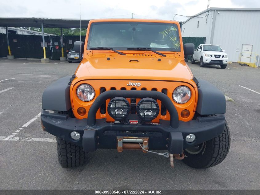 2013 Jeep Wrangler Unlimited Sport VIN: 1C4BJWDG7DL522421 Lot: 39933546