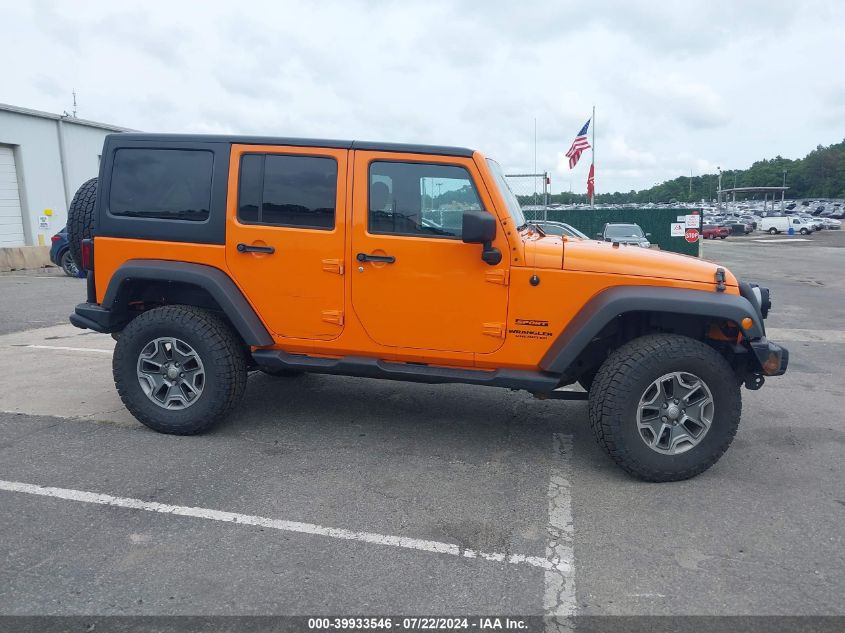 2013 Jeep Wrangler Unlimited Sport VIN: 1C4BJWDG7DL522421 Lot: 39933546