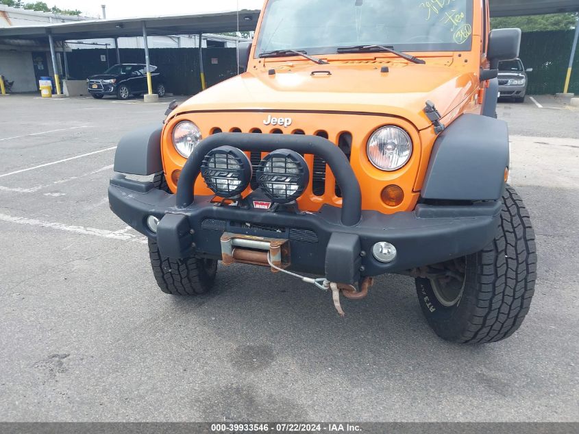 2013 Jeep Wrangler Unlimited Sport VIN: 1C4BJWDG7DL522421 Lot: 39933546