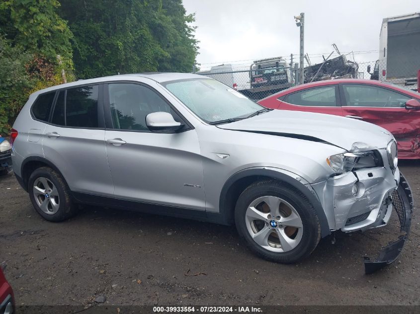 2011 BMW X3 xDrive28I VIN: 5UXWX5C58BL714873 Lot: 39933554