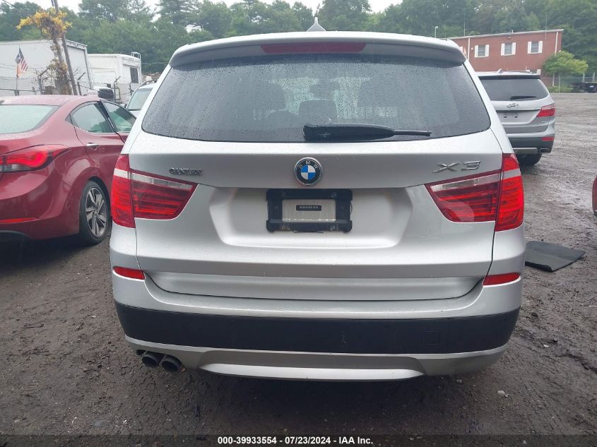 2011 BMW X3 xDrive28I VIN: 5UXWX5C58BL714873 Lot: 39933554