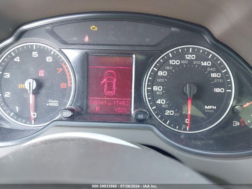 2012 Audi Q5 Premium VIN: WA1CFAFP8CA019703 Lot: 39933560