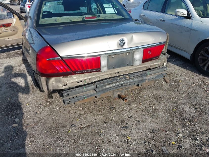 2002 Mercury Grand Marquis Gs VIN: 2MEFM74WX2X656313 Lot: 39933590