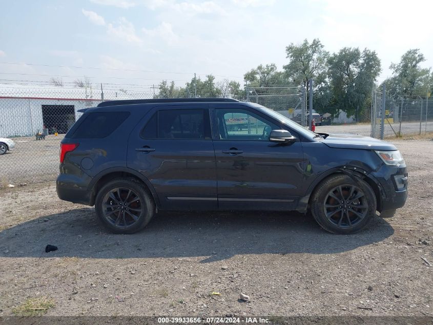 2017 Ford Explorer Xlt VIN: 1FM5K8D8XHGC41772 Lot: 39933656