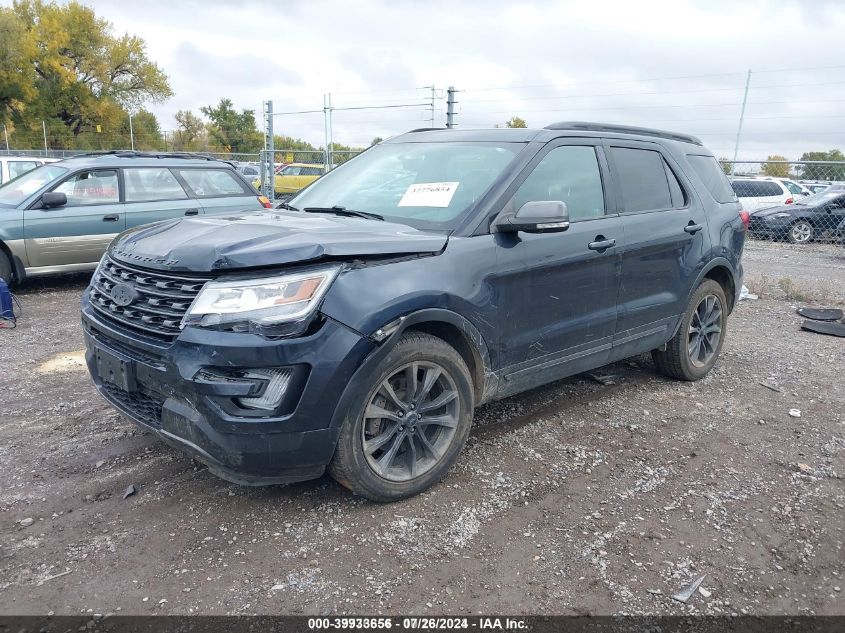 1FM5K8D8XHGC41772 2017 Ford Explorer Xlt