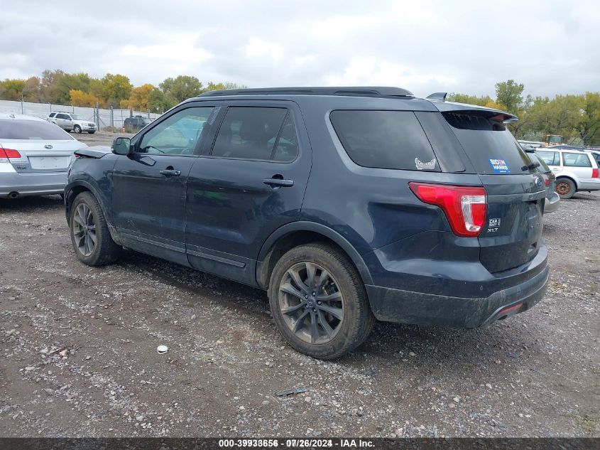 1FM5K8D8XHGC41772 2017 Ford Explorer Xlt