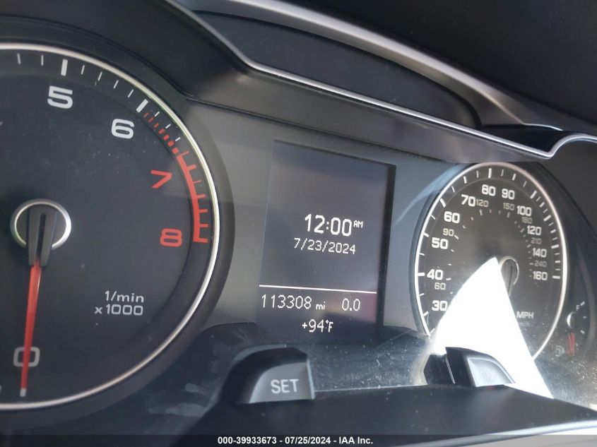 2013 Audi A4 2.0T Premium VIN: WAUFFAFL7DA173317 Lot: 39933673