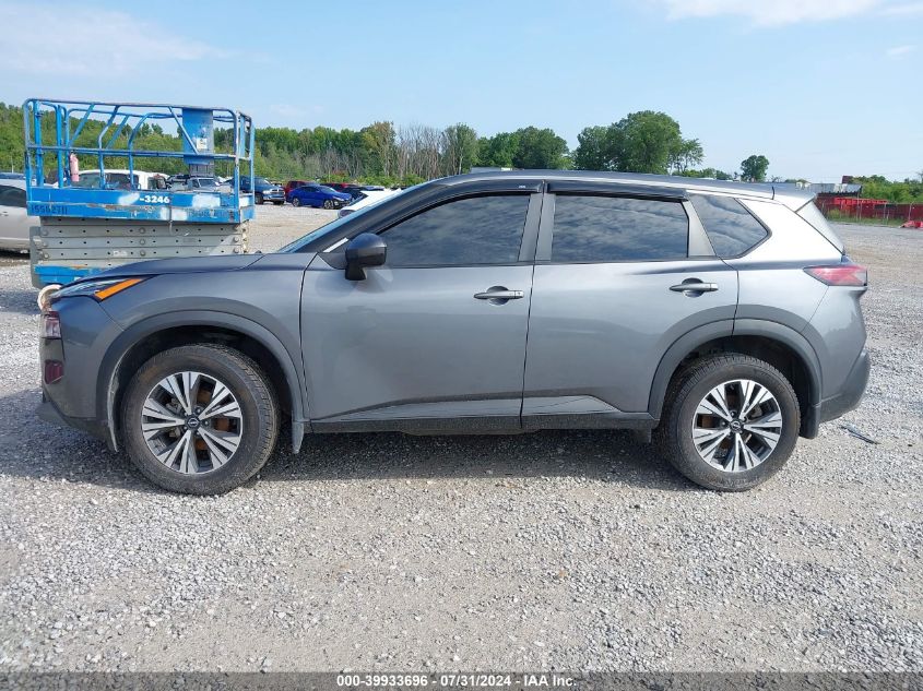 2022 Nissan Rogue Sv VIN: 5N1BT3BA2NC675387 Lot: 39933696
