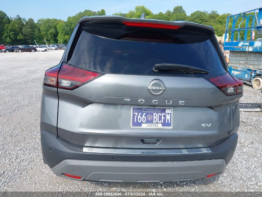 2022 Nissan Rogue Sv VIN: 5N1BT3BA2NC675387 Lot: 39933696