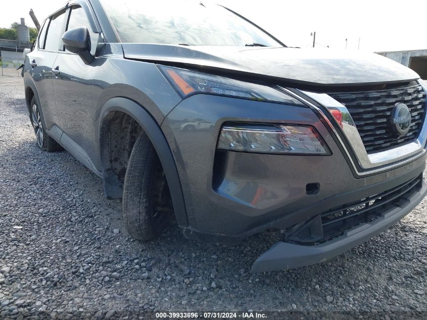 2022 Nissan Rogue Sv VIN: 5N1BT3BA2NC675387 Lot: 39933696