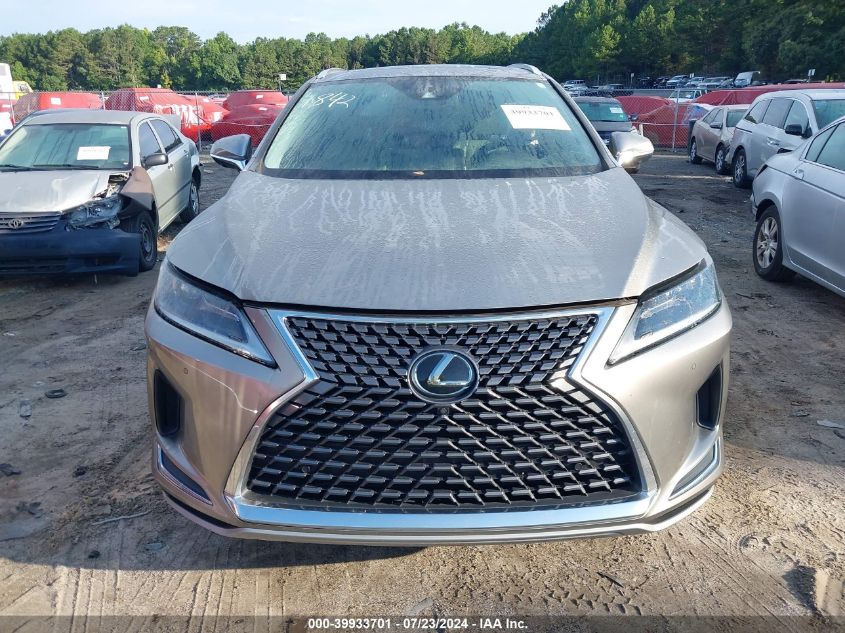 2022 Lexus Rx 350 VIN: 2T2HZMAA0NC221842 Lot: 39933701