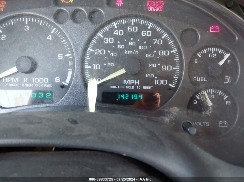 2000 Chevrolet Blazer Ls VIN: 1GNCS18W6YK245608 Lot: 39933725