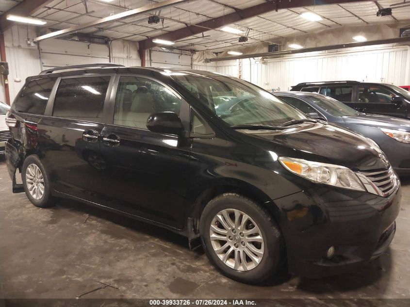 2017 Toyota Sienna Xle 8 Passenger VIN: 5TDYZ3DC6HS812619 Lot: 39933726