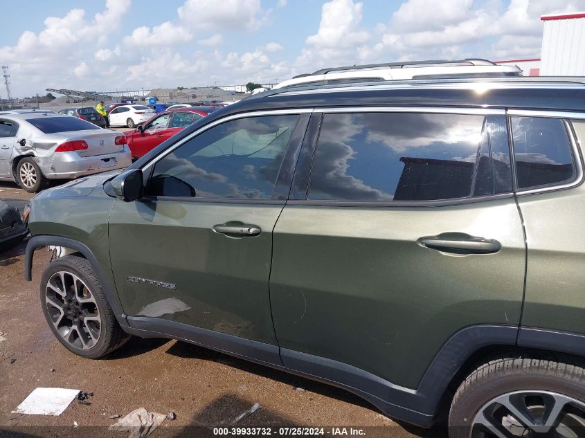 VIN 3C4NJCCB8JT488524 2018 JEEP COMPASS LIMITED