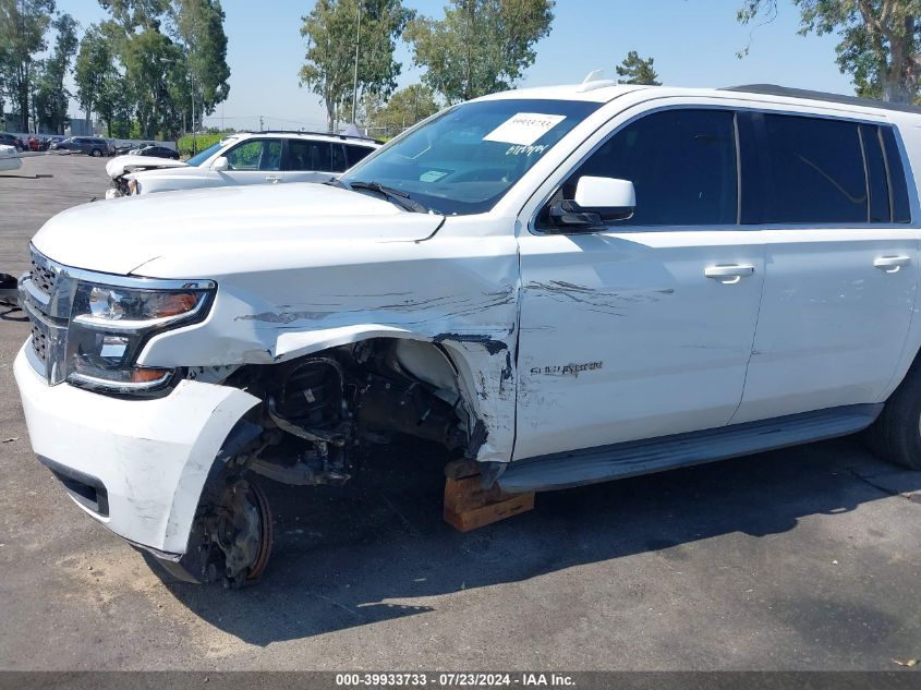2015 Chevrolet Suburban 1500 Lt VIN: 1GNSCJKC7FR550028 Lot: 39933733