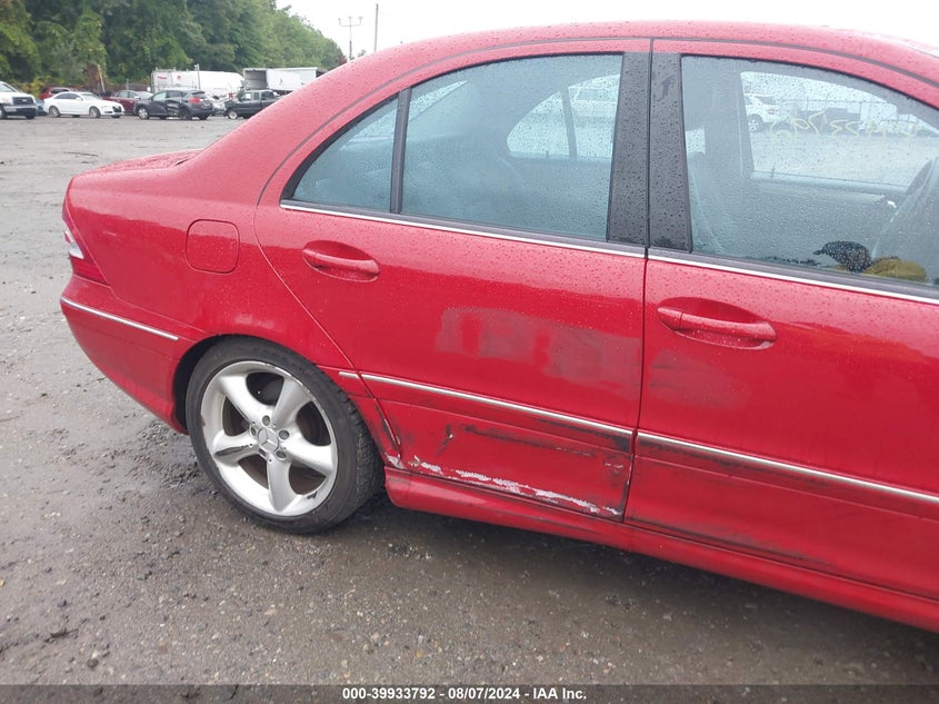 2006 Mercedes-Benz C 230 Sport VIN: WDBRF52H16F814619 Lot: 39933792