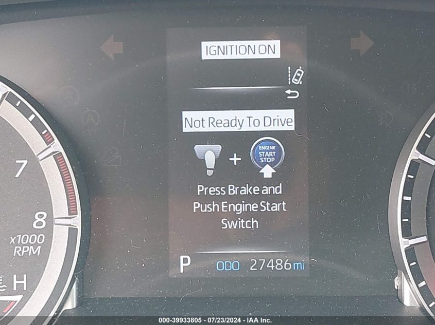 2022 Toyota Highlander Le VIN: 5TDZZRAH7NS133767 Lot: 39933805