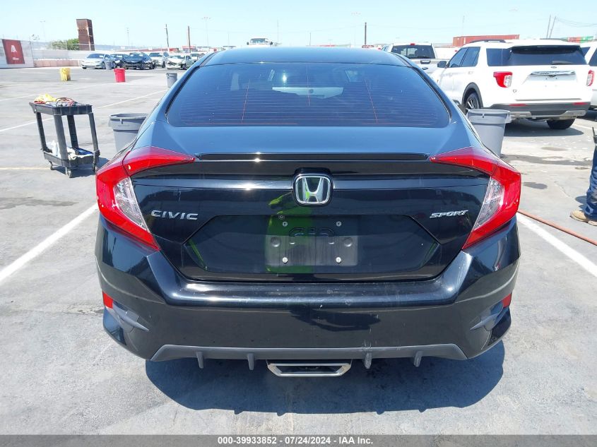 2019 Honda Civic Sport VIN: 2HGFC2F86KH500044 Lot: 39933852