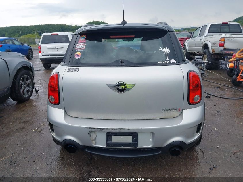 2012 Mini Cooper S Countryman VIN: WMWZC5C54CWM14996 Lot: 39933867