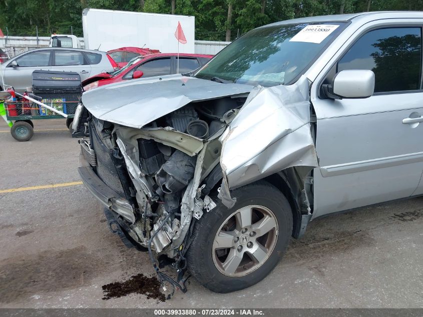 2010 Honda Pilot Ex-L VIN: 5FNYF3H60AB008355 Lot: 39933880