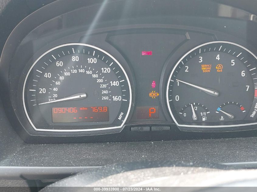 2008 BMW X3 3.0Si VIN: WBXPC93438WJ14191 Lot: 39933900