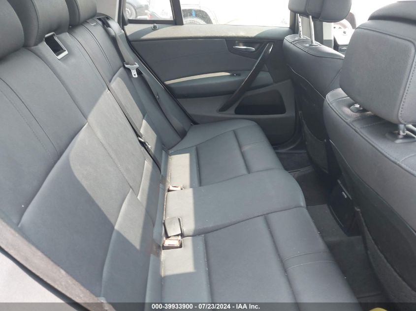 2008 BMW X3 3.0Si VIN: WBXPC93438WJ14191 Lot: 39933900