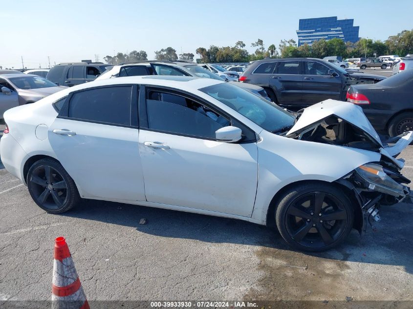 2015 Dodge Dart Gt VIN: 1C3CDFEB6FD205147 Lot: 39933930