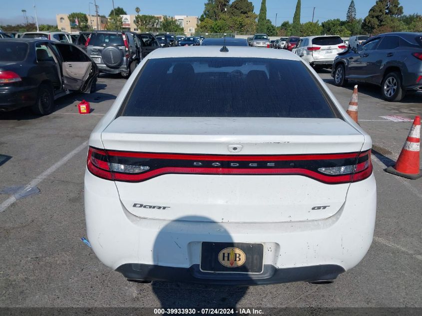 2015 Dodge Dart Gt VIN: 1C3CDFEB6FD205147 Lot: 39933930