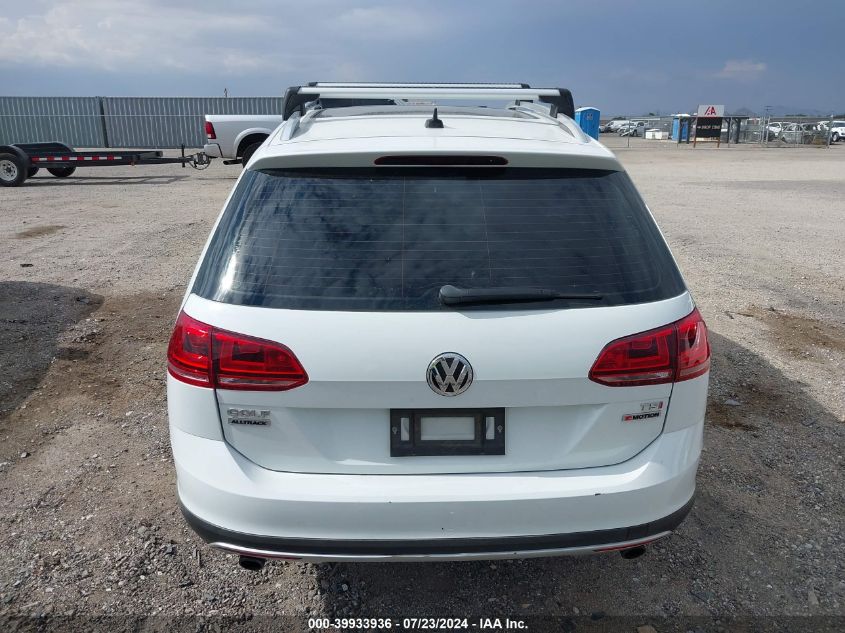 2017 Volkswagen Golf Alltrack Tsi S/Tsi Se/Tsi Sel VIN: 3VWH17AU0HM533871 Lot: 39933936