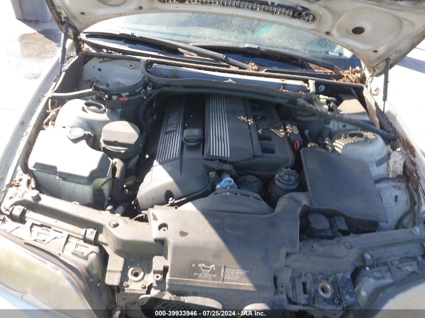 2002 BMW 325 I VIN: WBAEV33452KL68623 Lot: 39933946