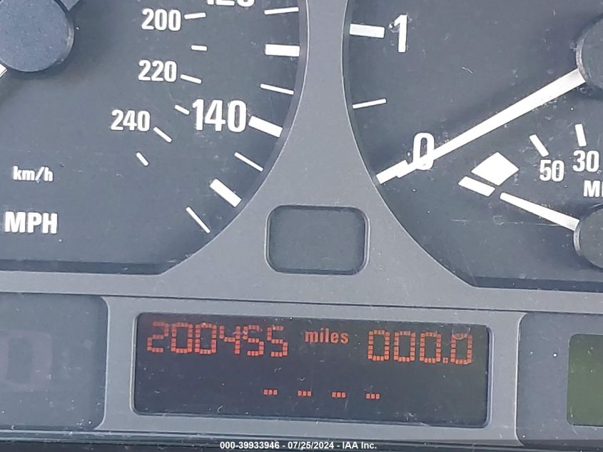 2002 BMW 325 I VIN: WBAEV33452KL68623 Lot: 39933946