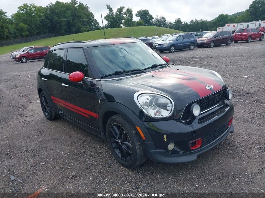 2012 Mini Cooper S Countryman VIN: WMWZC3C58CWM26332 Lot: 39934009