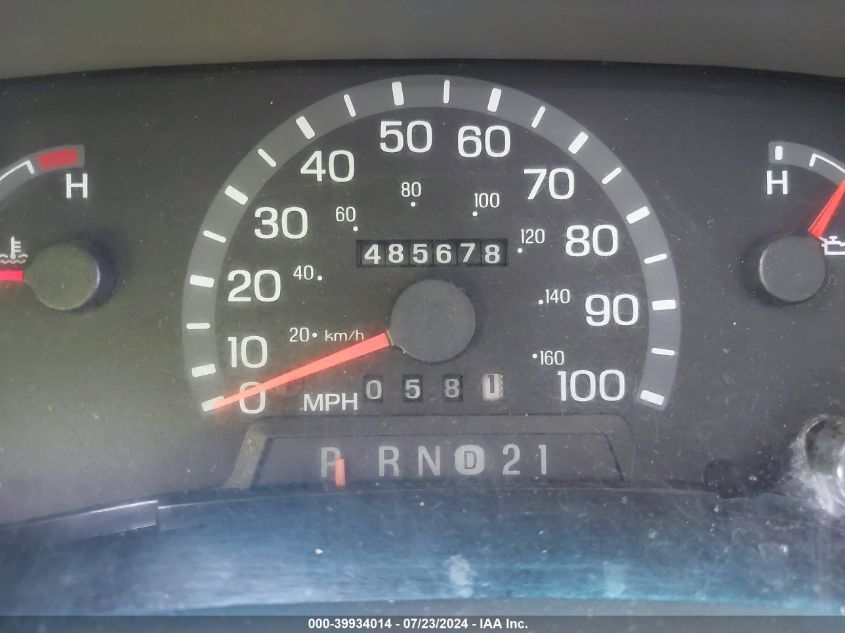 2003 Ford Econoline E250 Van VIN: 1FTNS24L43HB95980 Lot: 39934014