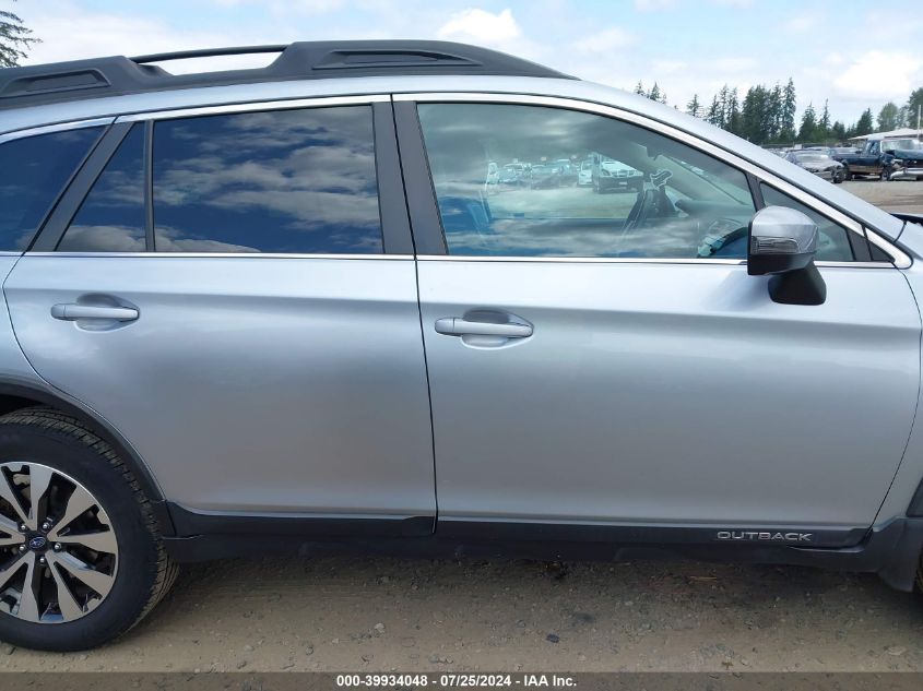 2015 Subaru Outback 2.5I Limited VIN: 4S4BSAJC7F3361651 Lot: 39934048