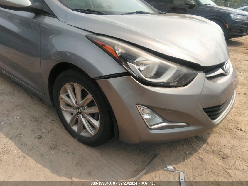 2014 Hyundai Elantra Se VIN: KMHDH4AE4EU141970 Lot: 39934070