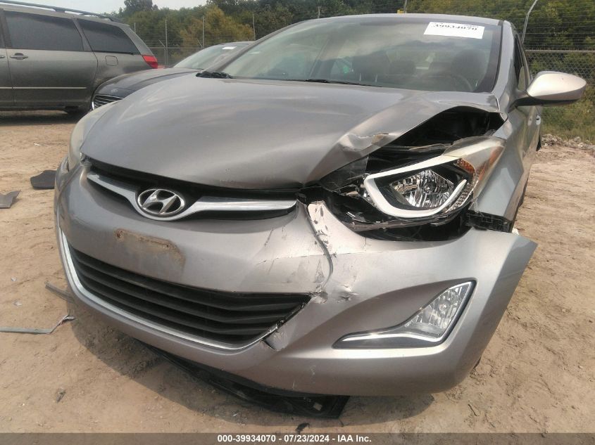 2014 Hyundai Elantra Se VIN: KMHDH4AE4EU141970 Lot: 39934070