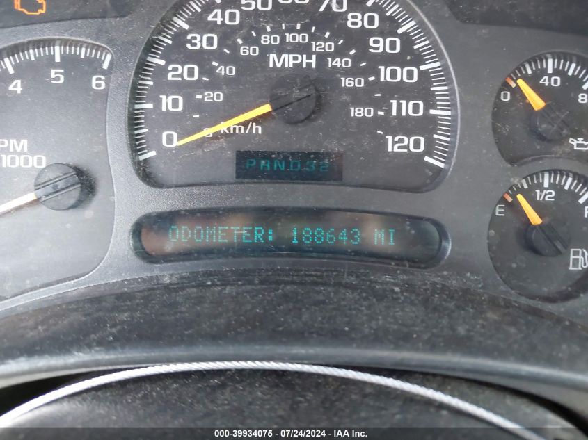 2004 Chevrolet Tahoe Ls VIN: 1GNEC13V94R172563 Lot: 39934075