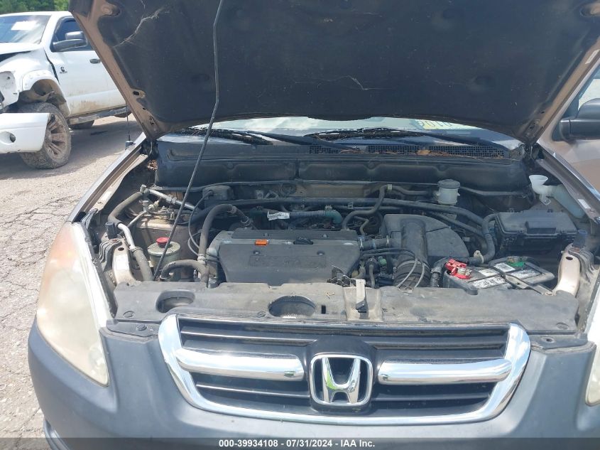 2003 Honda Cr-V Lx VIN: SHSRD78403U130032 Lot: 39934108