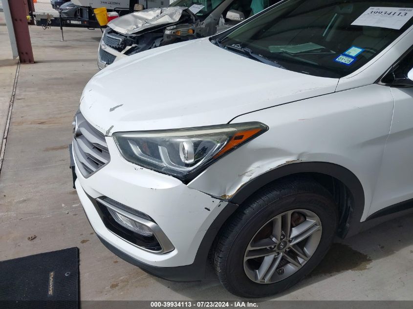 2017 Hyundai Santa Fe Sport 2.4L VIN: 5XYZU3LB2HG473818 Lot: 39934113