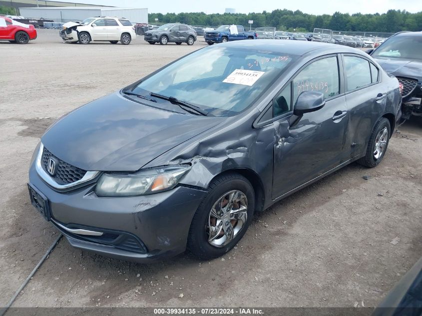 2HGFB2F51DH513537 | 2013 HONDA CIVIC