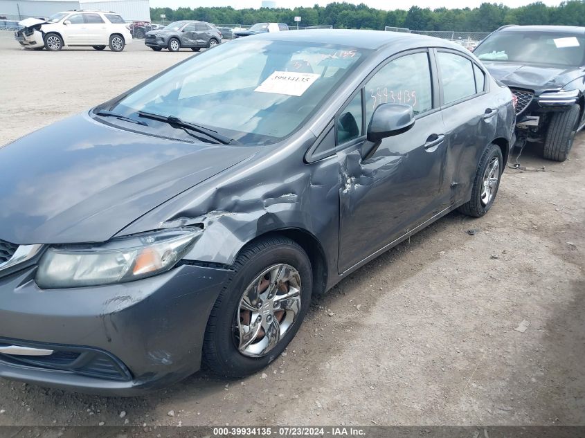 2HGFB2F51DH513537 | 2013 HONDA CIVIC