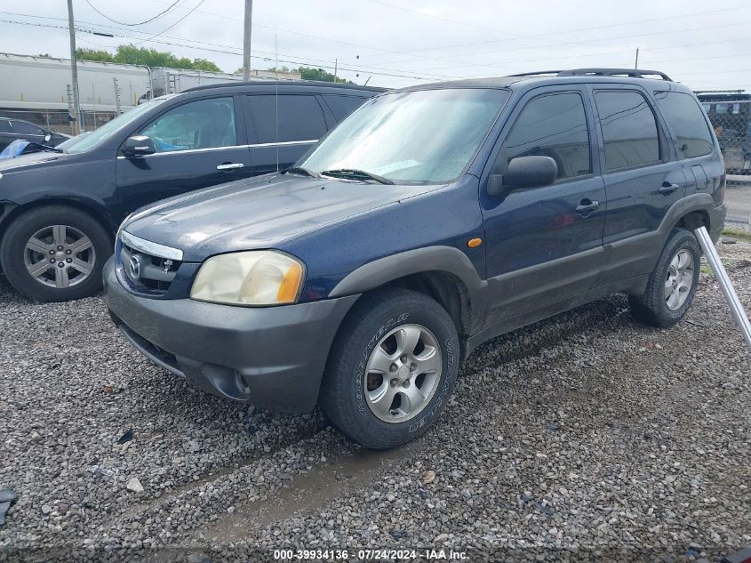 2003 Mazda Tribute Lx VIN: 4F2YZ04123KM43335 Lot: 39934136