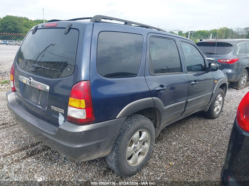 2003 Mazda Tribute Lx VIN: 4F2YZ04123KM43335 Lot: 39934136