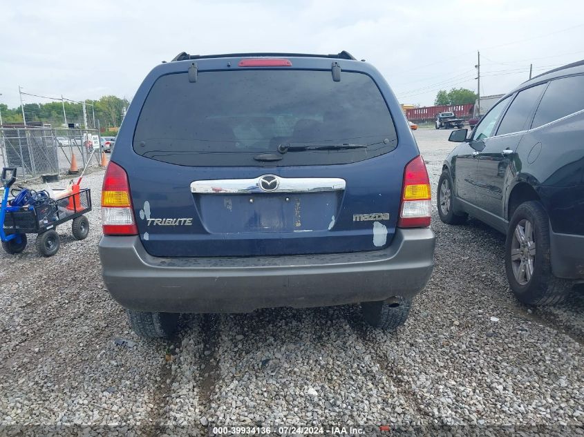 2003 Mazda Tribute Lx VIN: 4F2YZ04123KM43335 Lot: 39934136